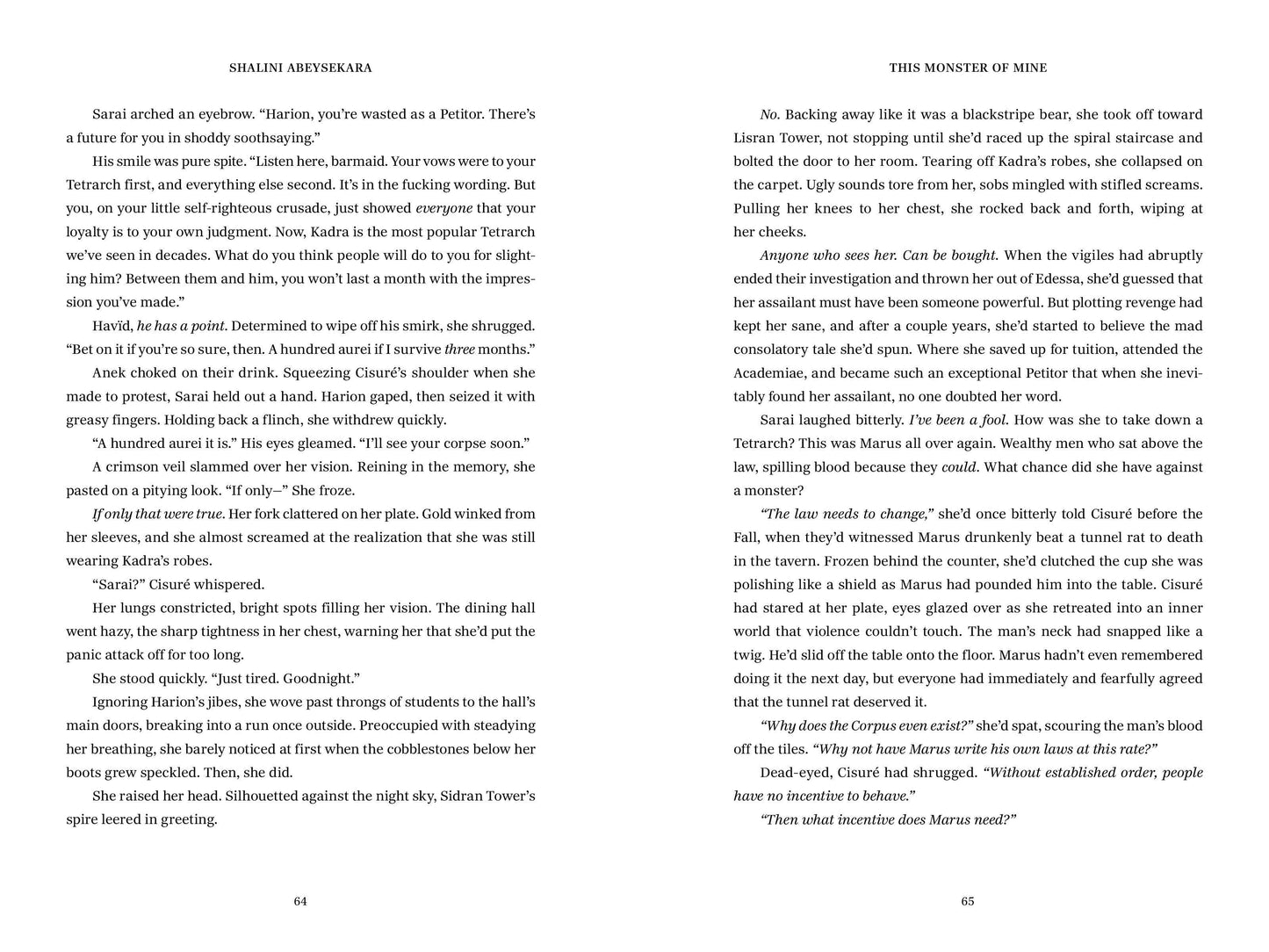 This Monster of Mine by Shalini Abeysekara