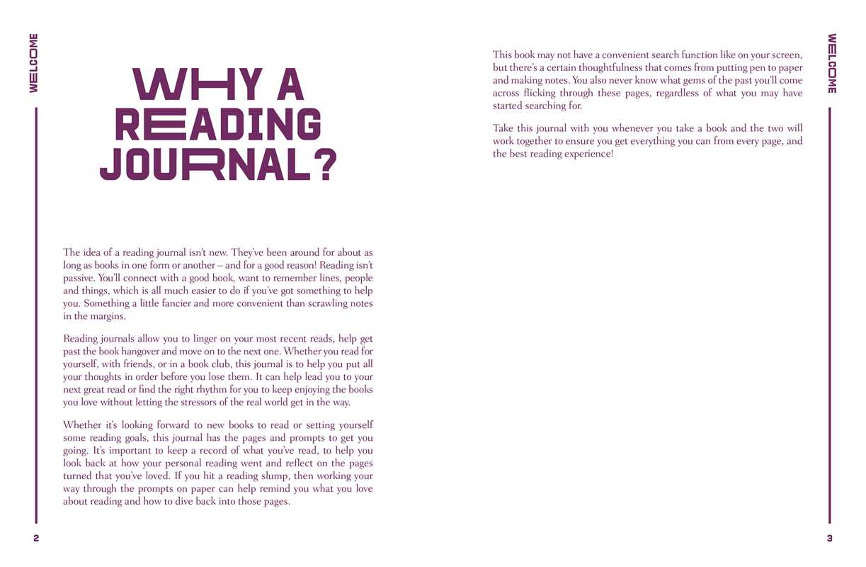 A Reading Journal: Too Much Plot by Sweet Hearts Press