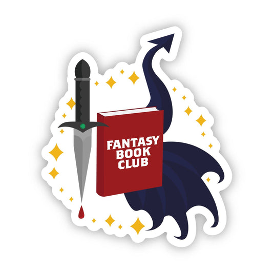 Fantasy Book Club Sticker