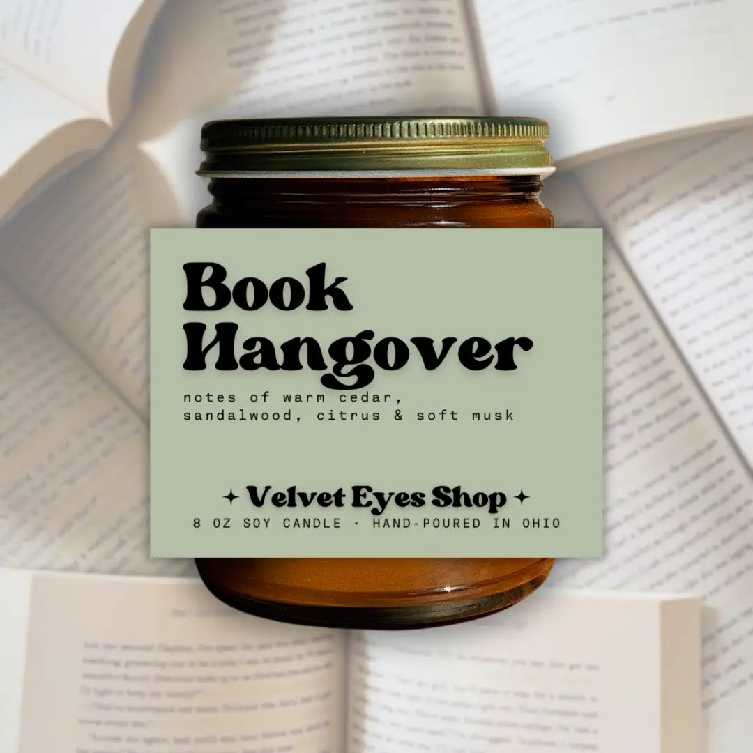 Book Hangover 8oz Candle