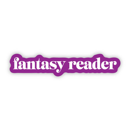 "Fantasy reader" Reading Text Sticker