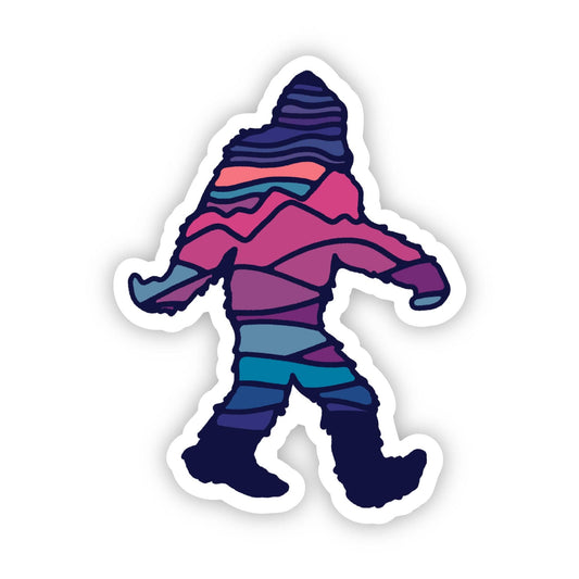 Bigfoot Mountains Sticker