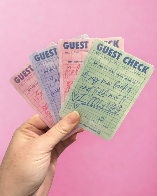 Guest Check Bookmarks