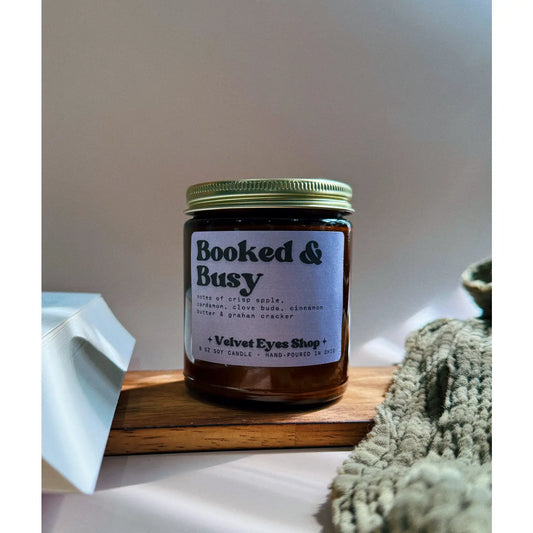 Booked & Busy 8oz Candle