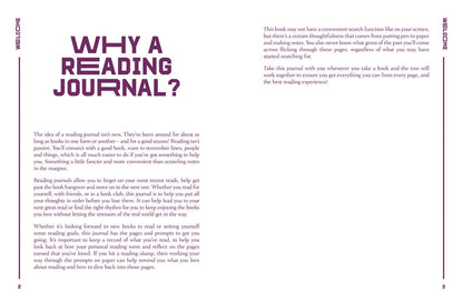 A Reading Journal: Too Much Plot by Sweet  Hearts Press