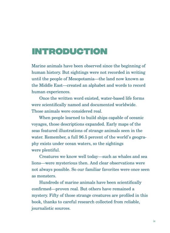 Cryptid Sea Monsters