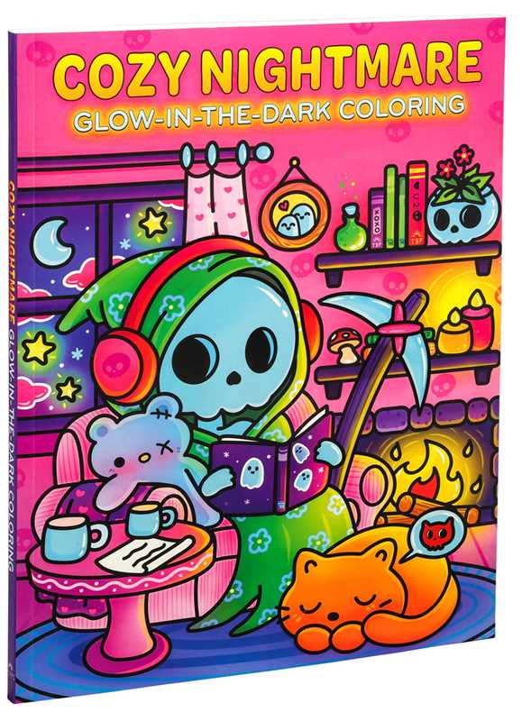 Cozy Nightmare Glow-in-the-Dark Coloring by Editors of Thunder Bay Press