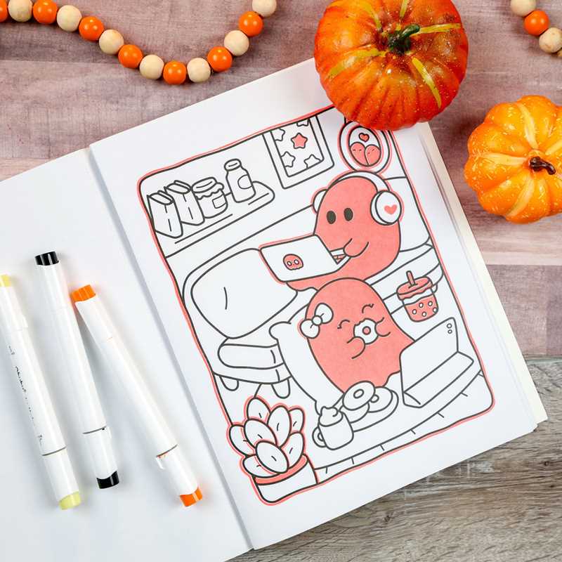 Cozy Nightmare Glow-in-the-Dark Coloring by Editors of Thunder Bay Press