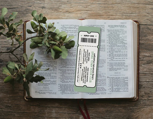 Small Town Romance Book Club Bookmark