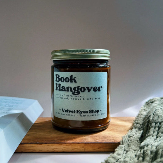 Book Hangover 8oz Candle