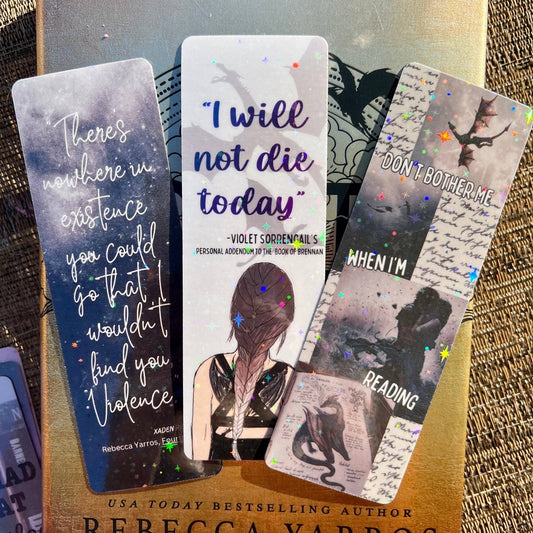 Fourth Wing Bookmarks