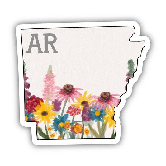 Arkansas Painterly Pattern Sticker